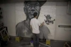 Graffiti Leinwand "STAY HIGH 149 " Rest in Peace von Dingo Babusch