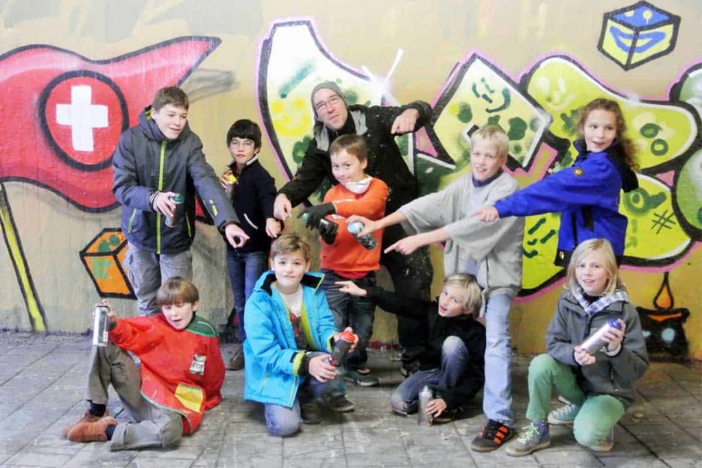 Graffiti Kindergeburtstag Stuttgart
