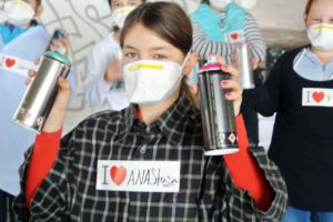 Zum 11. Geburtstag von Anastasias haben wir von Graffiti Stuttgart mit Ihr und Ihren Gästen einen coolen Graffiti-Kindergeburtstag gefeiert.