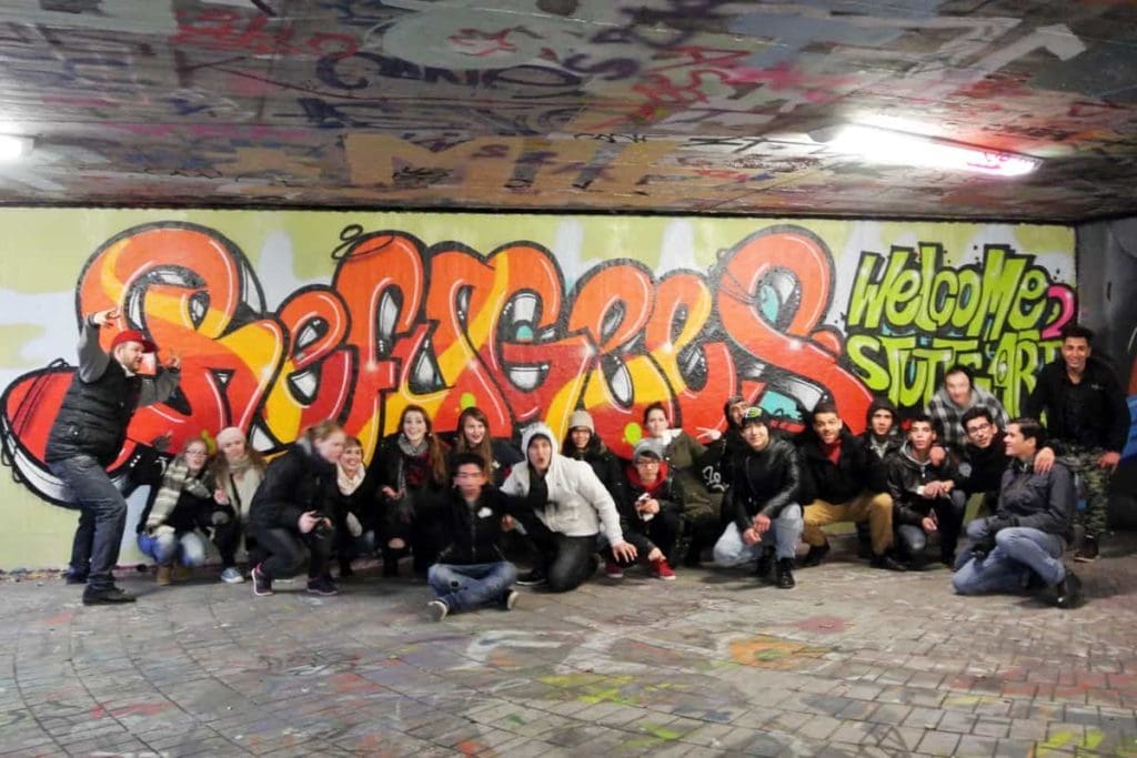 Graffiti-Stuttgart.de hat in Zusammenarbeit mit Agnes von der Landesvereinigung Kulturelle Jugendbildung (LKJ) Baden-Württemberg e.V., Büro FSJ Kultur einen coolen Graffiti-Event organisiert.