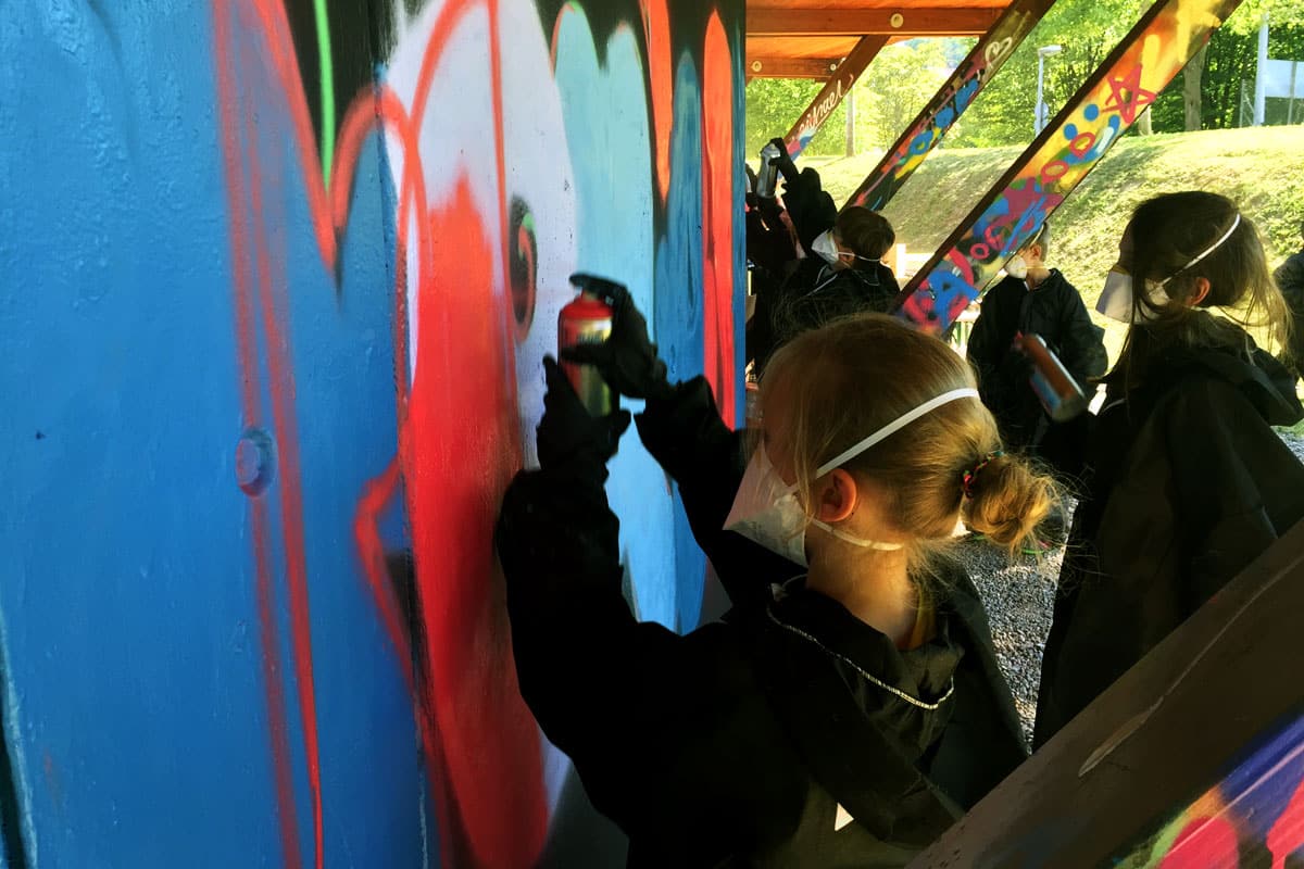 zum 10. Geburtstag von Maren haben wir von Graffiti Stuttgart mit Ihr und Ihren Gästen einen coolen Graffiti Kindergeburtstag gefeiert.