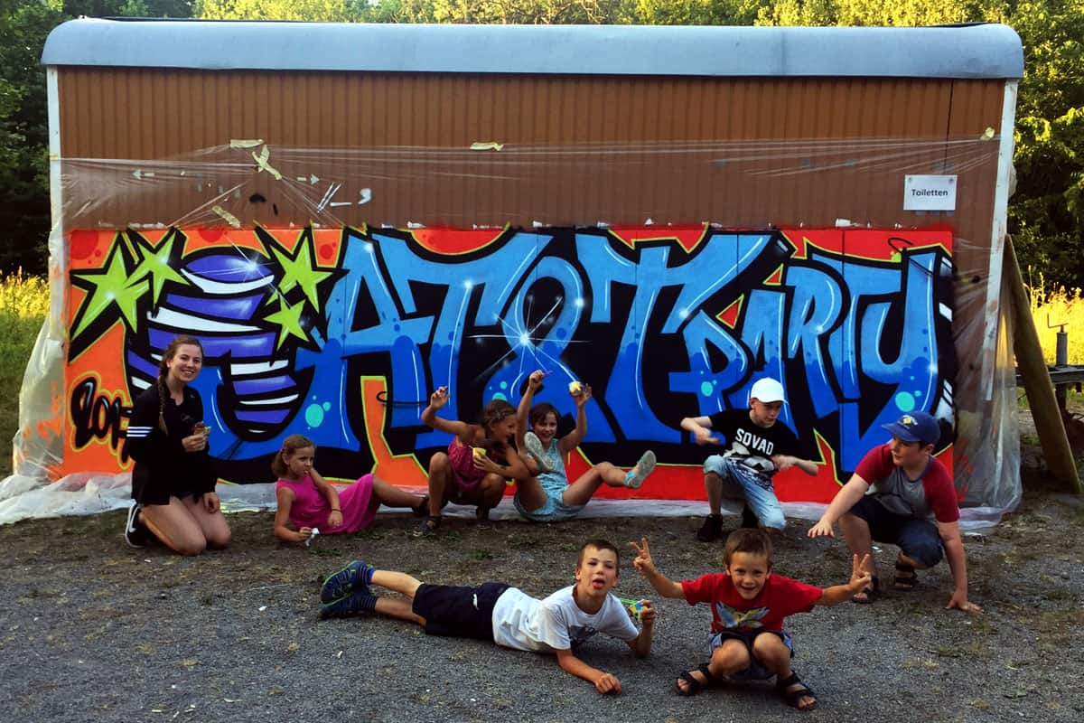 Graffiti Firmenevent AT&T Global Network Services Familienfest! AT&T buchte Graffiti-Stuttgart für e für Ihr Familienfest !