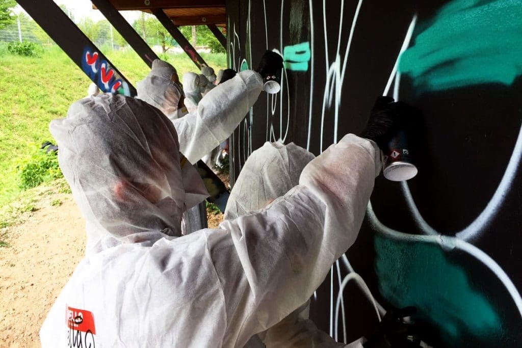 zum 12. Geburtstag von Maren haben wir von Graffiti Stuttgart mit Ihr und Ihren Gästen einen coolen Graffiti Kindergeburtstag gefeiert.