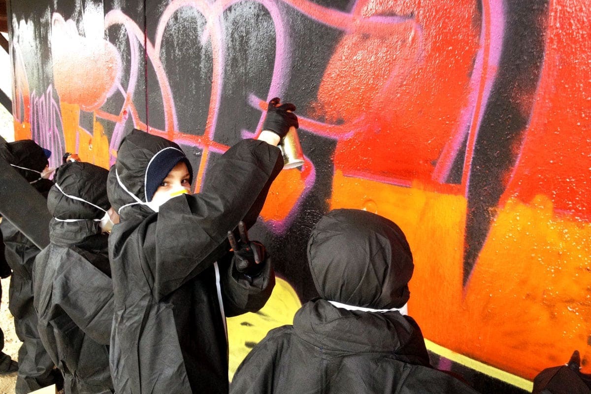 Um den 11. Geburtstag von Jakob gebührend zu feiern, haben wir von Graffiti Stuttgart mit seinen Gästen ein coolen Graffiti Geburtstag gesprüht!