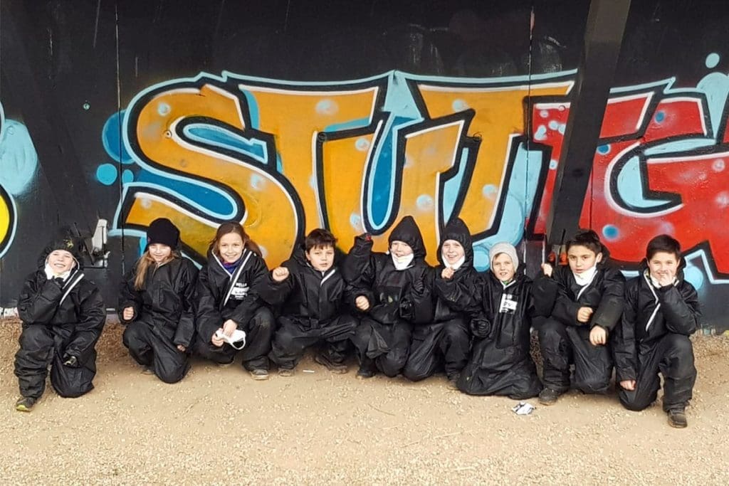 Graffiti Kindergeburtstag “VFB STUTTGART”