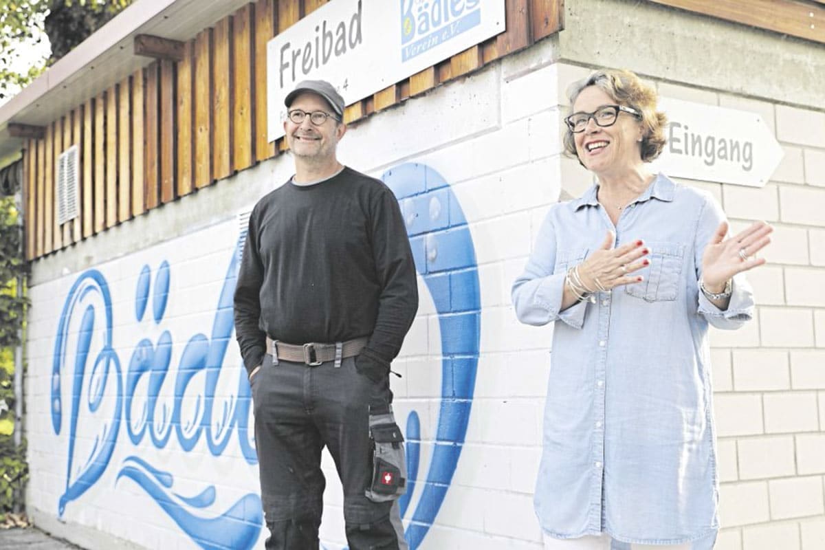 PRESSE Waiblinger Kreiszeitung: „Entspannte“ Saison im Stettener Bädle. Stuttgarter Graffiti-Künstler sorgt für neuen Glanz am Bädle