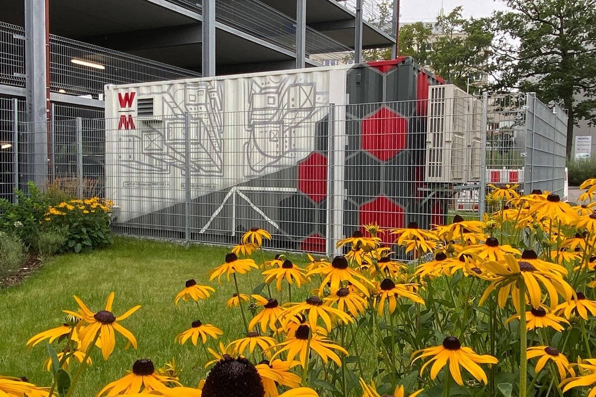 Für das  Wolff & Müller Bauunternehmen, wurden wir beauftragt in Zuffenhausen einen Container zu gestalten.