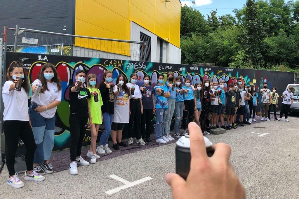 Wandertag mal anders. Zusammen mit den Schülern des Ernst-Sigle-Gymnasium aus Kornwestheim hatten wir einen kreativen Schulausflug.