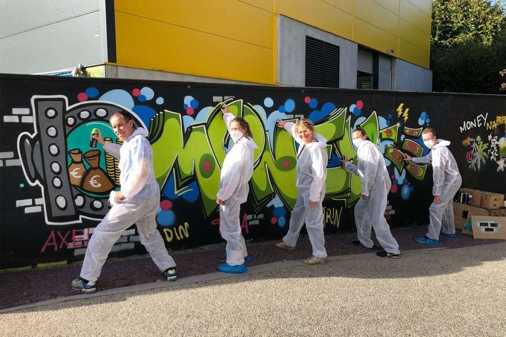 Zusammen mit einer Abteilung der Landesbank Baden-Württemberg in Stuttgart haben wir ein cooles Teambuilding Event durchgeführt.