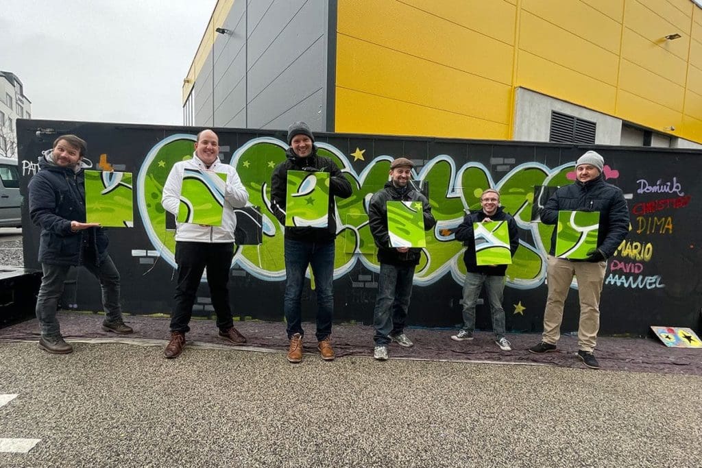 Zusammen mit ein paar Kollegen von esentri, dem Digitalisierung Spezialisten, hatten wir ein buntes Teambuilding Event.