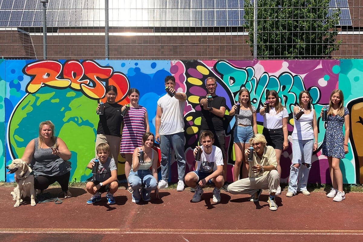 Zusammen mit den Schülern des Gymnasium Engen aus dem Landkreis Konstanz, haben wir einen Graffiti-Workshop umgesetzt.