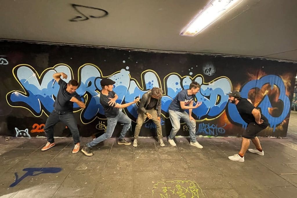 Zusammen mit den Mitarbeitern des Cloud Anbieter nordcloud hatten wir ein buntes Graffiti Teambuildingevent.