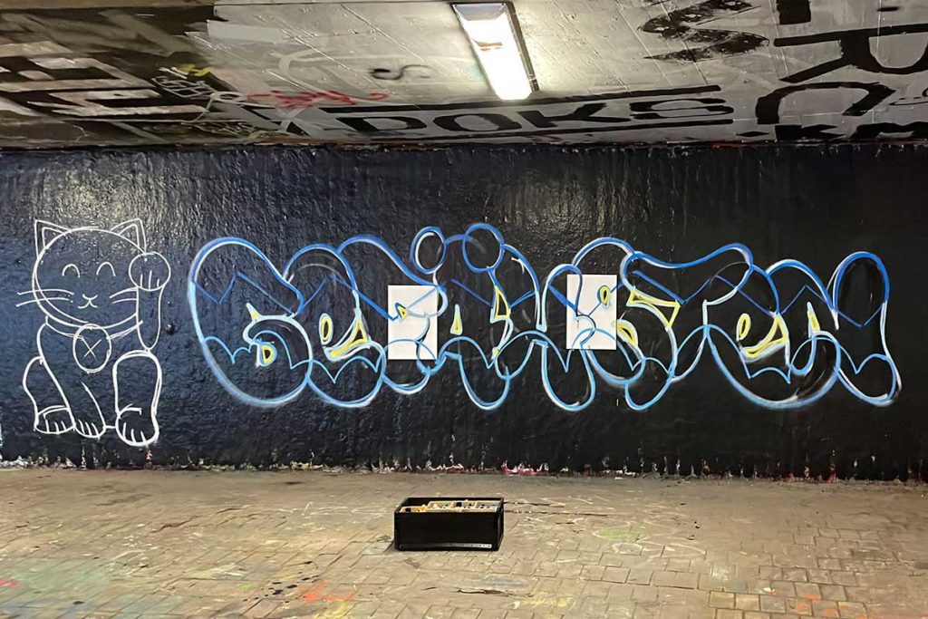 Zusammen mit den Kollegen der Markenkommunikationsagentur DesignGefährten aus Leinfelden-Echterdingen hatten wir ein kreatives Graffiti Teamevent.