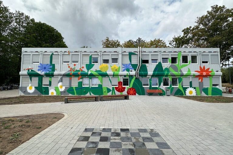 Wohnheim für Geflüchtete, Fellbach | Neuerrichtung mit Bestandscontainer