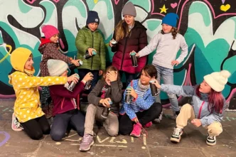 Feiern Sie den 9. Geburtstag von Sulina in Stuttgart mit einem Graffiti-Workshop! Kreativer Spaß und personalisierte Kunst in der Hall of Fame Bad Cannstatt.