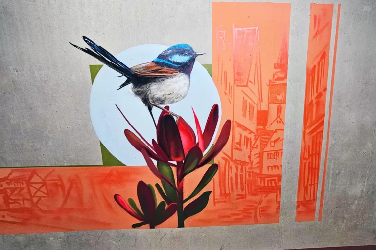 Graffiti-Kunst bringt Farbe in die Wertheimer Tiefgarage. Mit Tiermotiven und grafischen Elementen wird der Weg zur Altstadt zum Erlebnis.