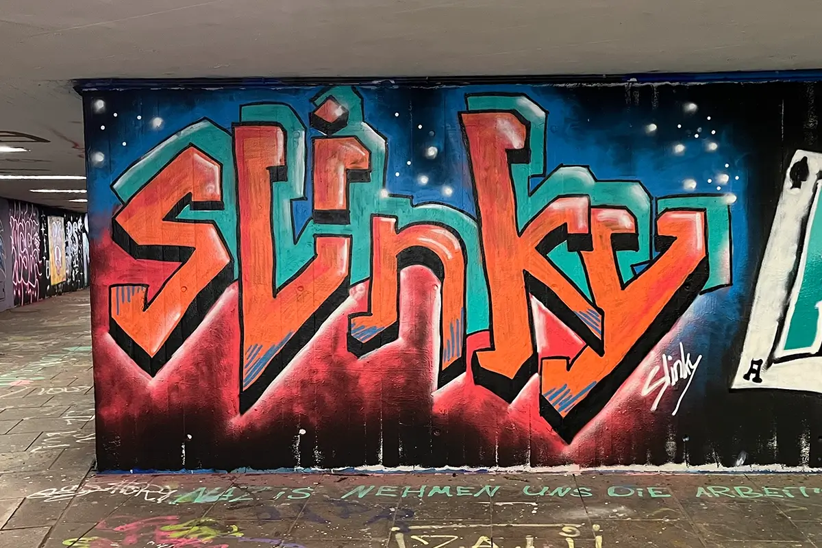 Graffiti-Workshop Herbstferien 2024 in Stuttgart mit Patrick