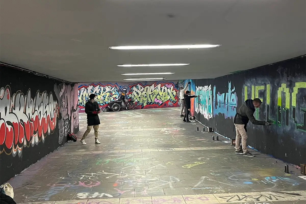 Graffiti-Workshop Herbstferien 2024 in Stuttgart mit Patrick