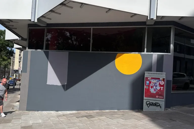 Fassaden-Graffiti für Zum goldenen Hirschen in Stuttgart-Mitte